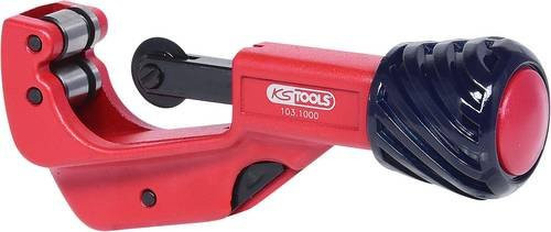 KS Tools Teleskop-Rohrabschneider aus Stahl in Rot, 3-32mm - Bild 1