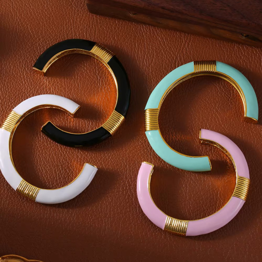 Liora Armband, Edelstahl, vergoldet, mehrfarbige Emaille, Damen - Bild 5