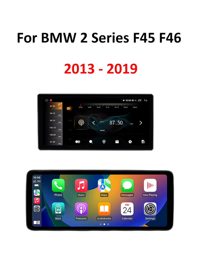LIARO-NAVI Android 16 Autoradio für BMW 2er Serie F45 F46 (2013-2019) mit 10,33 Zoll HD Touchscreen, Wireless Carplay, WiFi, Bluetooth und GPS in Schwarz - Bild 7
