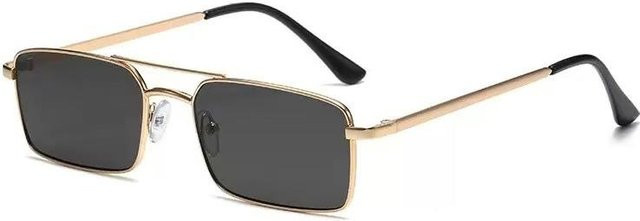 ERIKOLE Sonnenbrille, Square, randlos, Kunststoff, Unisex, schwarz transparent - Bild 1