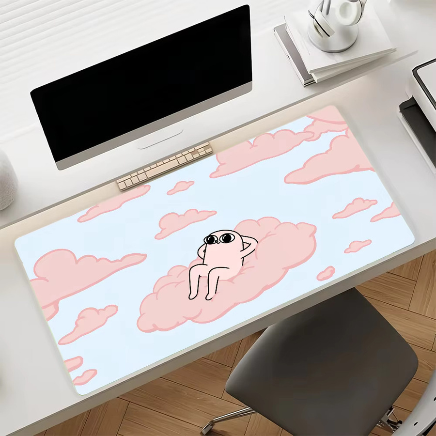 Ketnipz Cartoon-Mauspad in Multicolour, rutschfeste Gamer-Schreibtischunterlage für Laptop und Büro - Bild 6