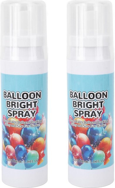 2er Set GoolRC Ballon Hochglanzspray Weiß für Partydekoration 100 ml pro Stück - Bild 1