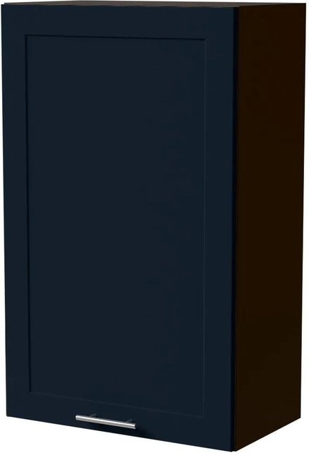 Feldmann-Wohnen Hängeschrank Oslo W4/60/60 Lava / Indigo Matt, Breite: 60 cm, Tiefe: 32,5 cm, Höhe: 96 cm - Bild 1
