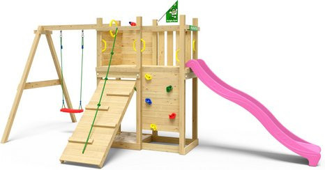 JUNGLE GYM Spielturm Cruiser fuchsia gruen - Bild 1