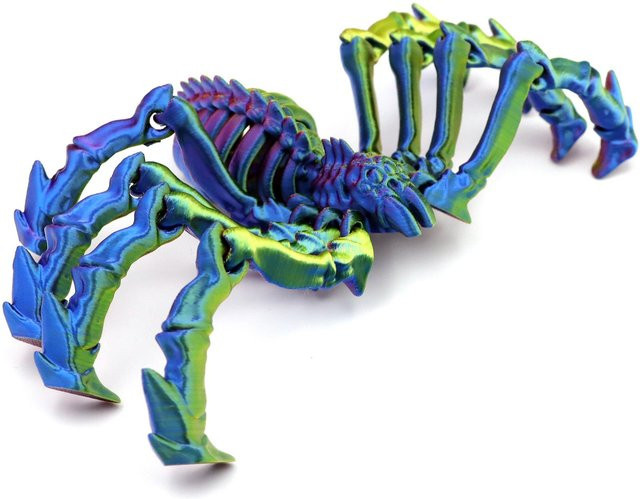 3D-gedrucktes Spinnen-Anti-Stress-Spielzeug, bewegliche Gelenke, drehbar, ab 6 Jahren - Bild 1
