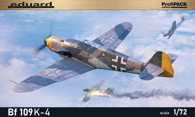 Eduard Messerschmitt Bf 109K-4, Modellfahrzeug, 1:72 - Bild 1
