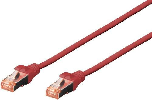 Digitus DK-1644-020/R RJ45 Patchkabel CAT 6 S/FTP Ethernet LAN Kabel Rot, Länge: 2,00 m - Bild 1