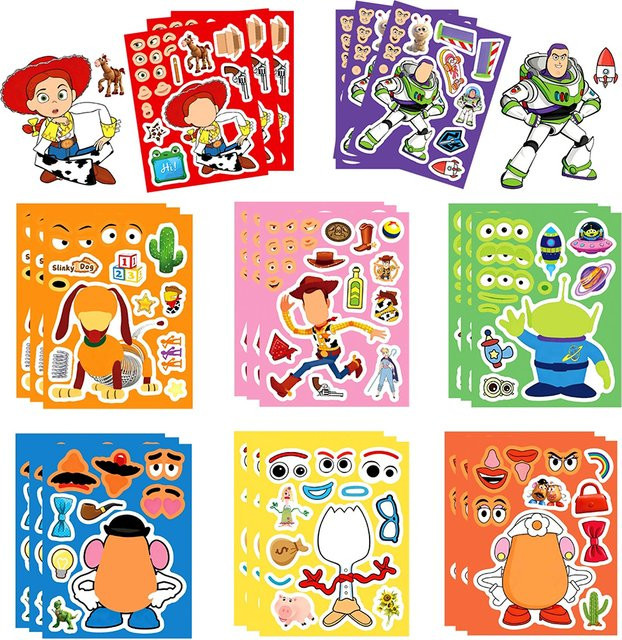 Disney Toy Story Puzzle-Aufkleber-Spiel, DIY-Puzzle-Spielzeug - Bild 1