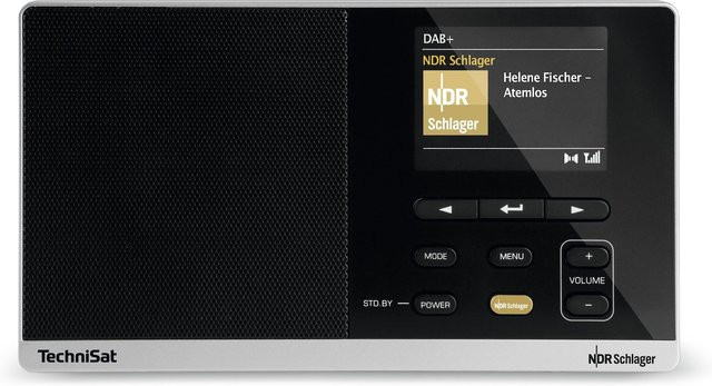 TechniSat DIGITRADIO 215 Schlager Edition DAB+ UKW Kofferradio Schwarz Silber - Bild 1