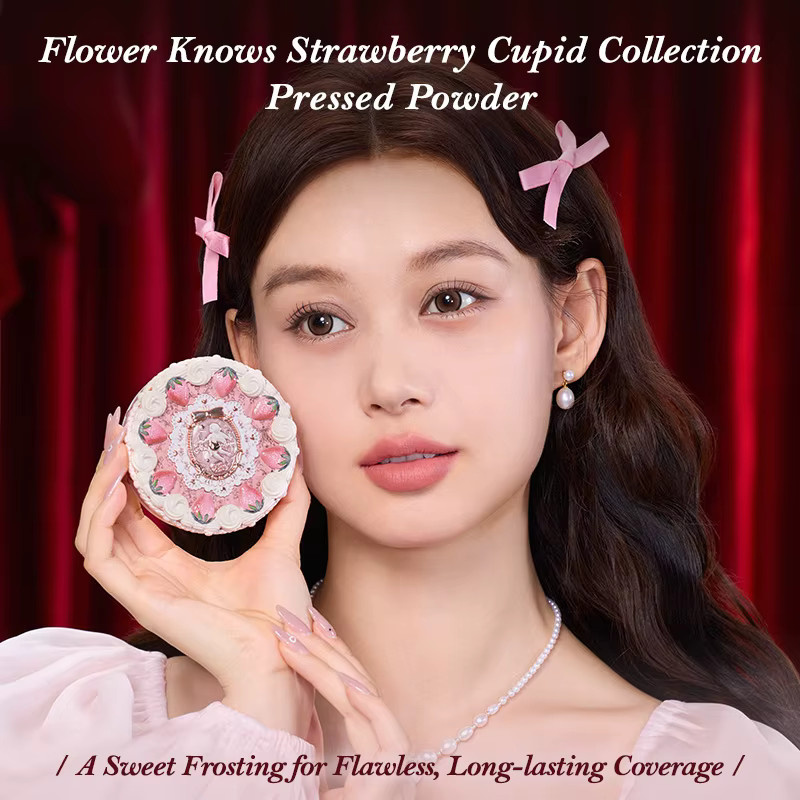 Flower Knows Strawberry Cupid Collection Puder, Matt, 01 Soft Lavender, 9,5 g - Bild 2