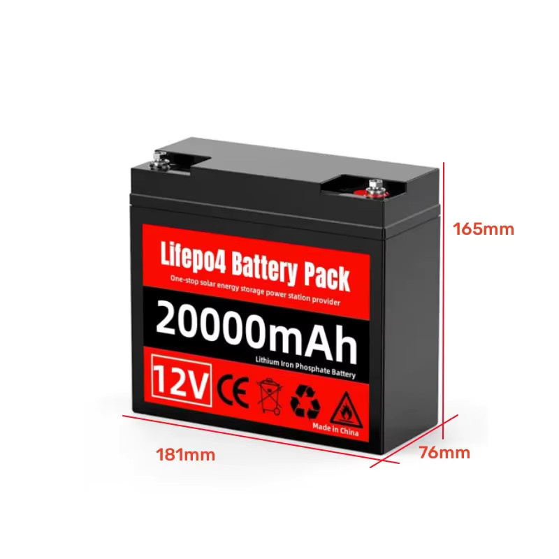 Aleaivy LiFePo4 Akku 12 V 20 Ah mit integriertem BMS in Schwarz - Bild 3