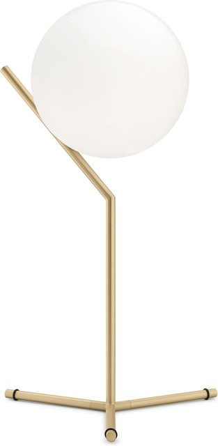 Flos IC T1 High Stehleuchte in Gold/Messing mit Opalglas und dimmbarer Funktion - Bild 1
