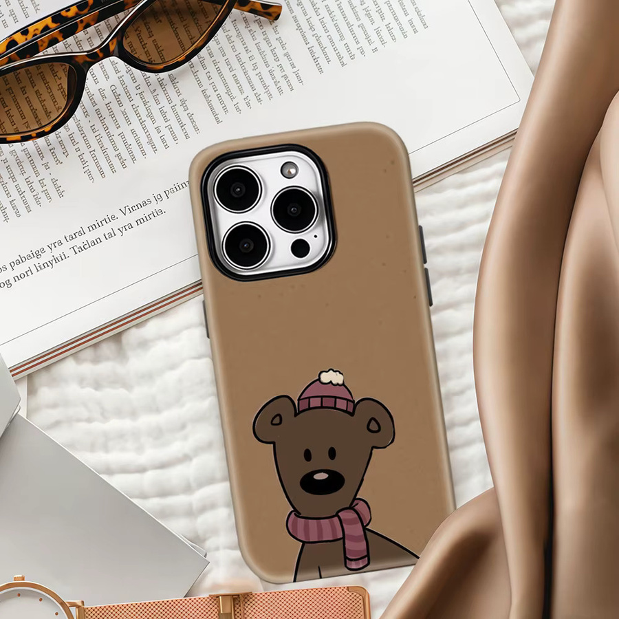 Winterbär Robuste Handyhülle für iPhone 17 16 15 14 13 Pro Max Plus mit Magnetfunktion und Doppelschicht-Schutz - Bild 4