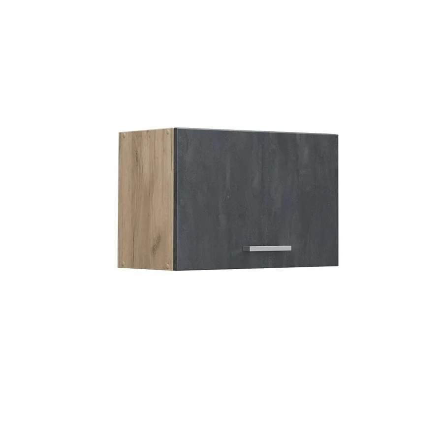 Vicco R-Line Hängeschrank für die Küche in Schwarz Beton und Eiche, B/T/H: 60 x 40 x 31 cm - Bild 2