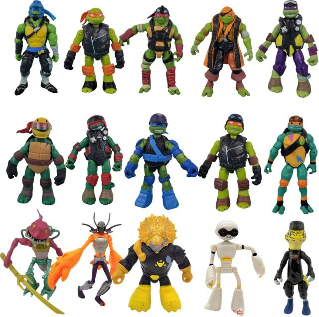 Playmates Teenage Mutant Ninja Turtles Actionfiguren, Raphael Donatello Leonardo Collection, Einzelfigur - Bild 1