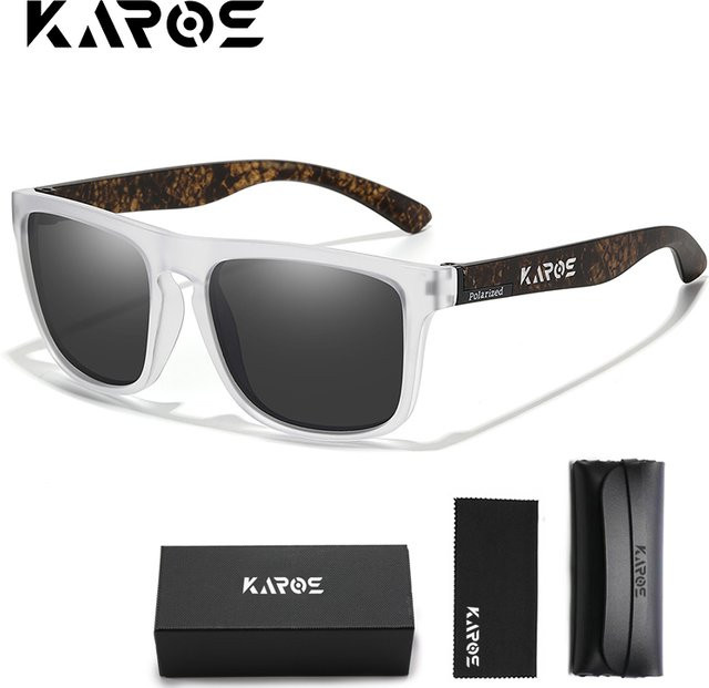 Karos Sonnenbrille, Vollrand, Square, Kunststoff, Mehrfarbig, Unisex, polarisiert - Bild 1