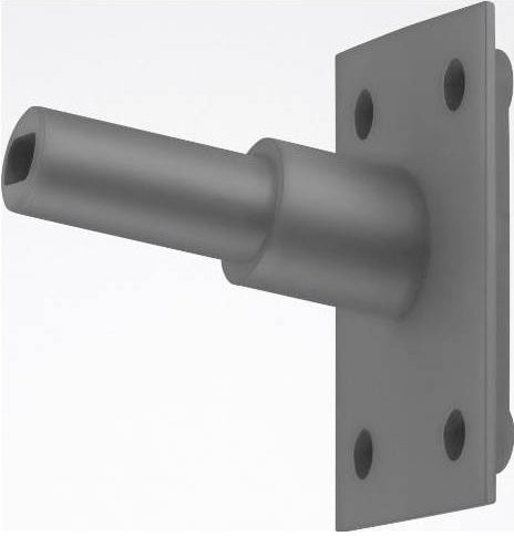 Trilux Wandbefestigung 8079500 0803WB-R/100-42 J3 aus Aluminiumguss in Verkehrsgrau - Bild 1