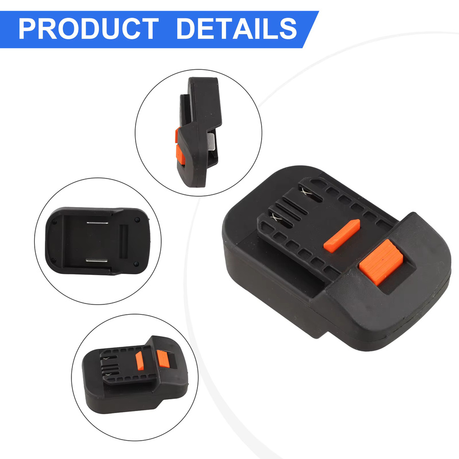 Dayi Batterie Adapter Konverter für Li-Ion Akkus kompatibel mit A3 und MT BL1850 BL1860B BL1855 in Schwarz - Bild 3