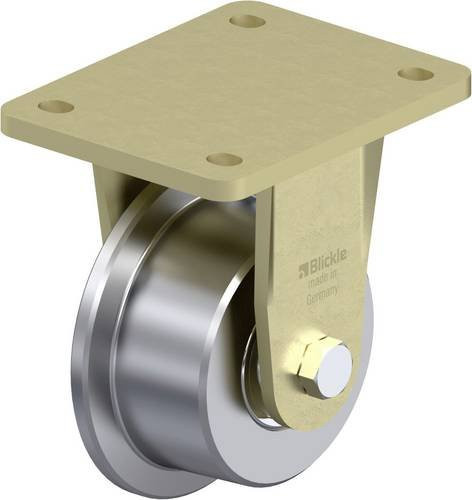 Blickle Schwerlast-Bockrolle BS-SPKVS 100K in Multicolor mit 100 mm Rad-Durchmesser und einer Tragfähigkeit von bis zu 1200 kg - Bild 1
