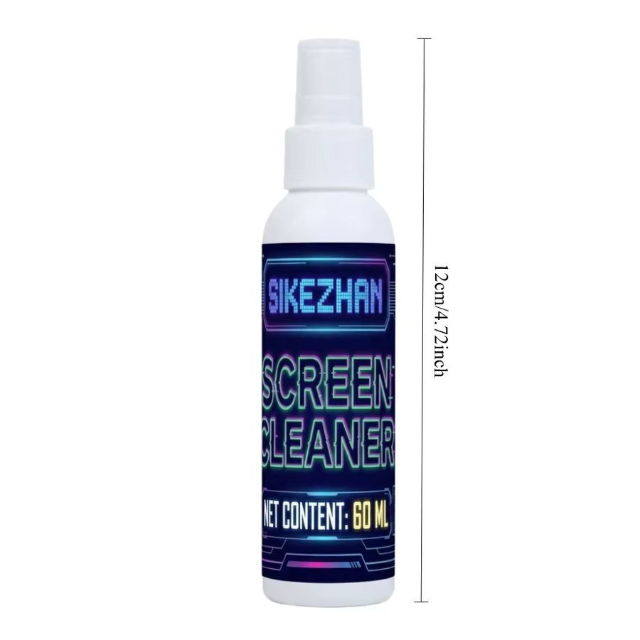 SIKEZHAN Bildschirmreiniger-Spray Weiß, 60 ml – Streifenfreie Reinigung für Telefon, Laptop, TV, Monitor und Brillen, ammoniakfrei - Bild 6