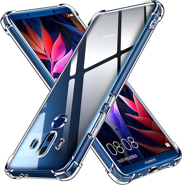Stoßfeste Air-Bag Schutzhülle für Huawei Mate 10 Pro bis Mate 60 Pro, transparente Handyhülle mit 1,5 mm Dicke - Bild 1
