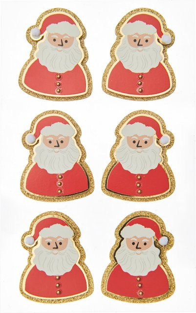 Rico Design Paper Poetry 3D Sticker Weihnachtsmann - Bild 1