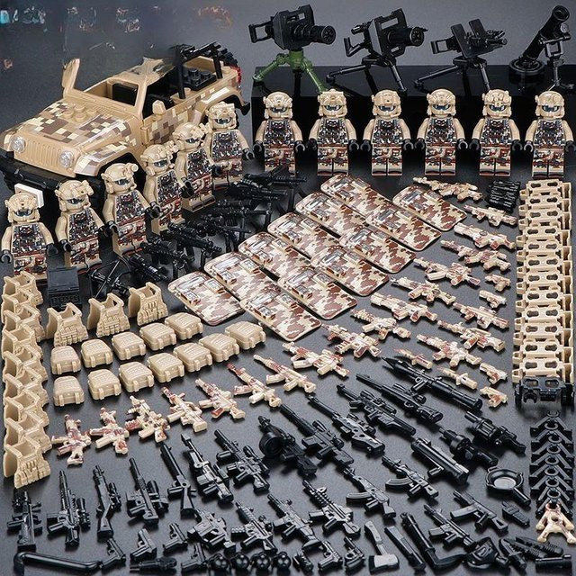 Ghost Swat Spezialeinheiten Militärfiguren Soldaten, Bausteine, ab 14 Jahren - Bild 1