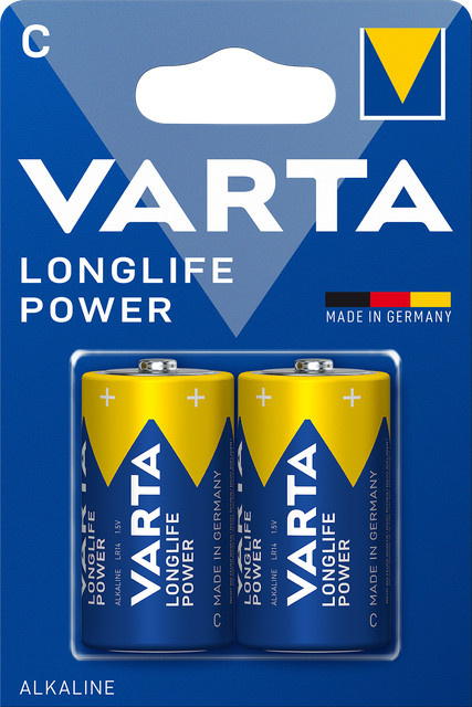 Varta LONGLIFE Power C Batterien im 2er Blister, Multicolor - Bild 1