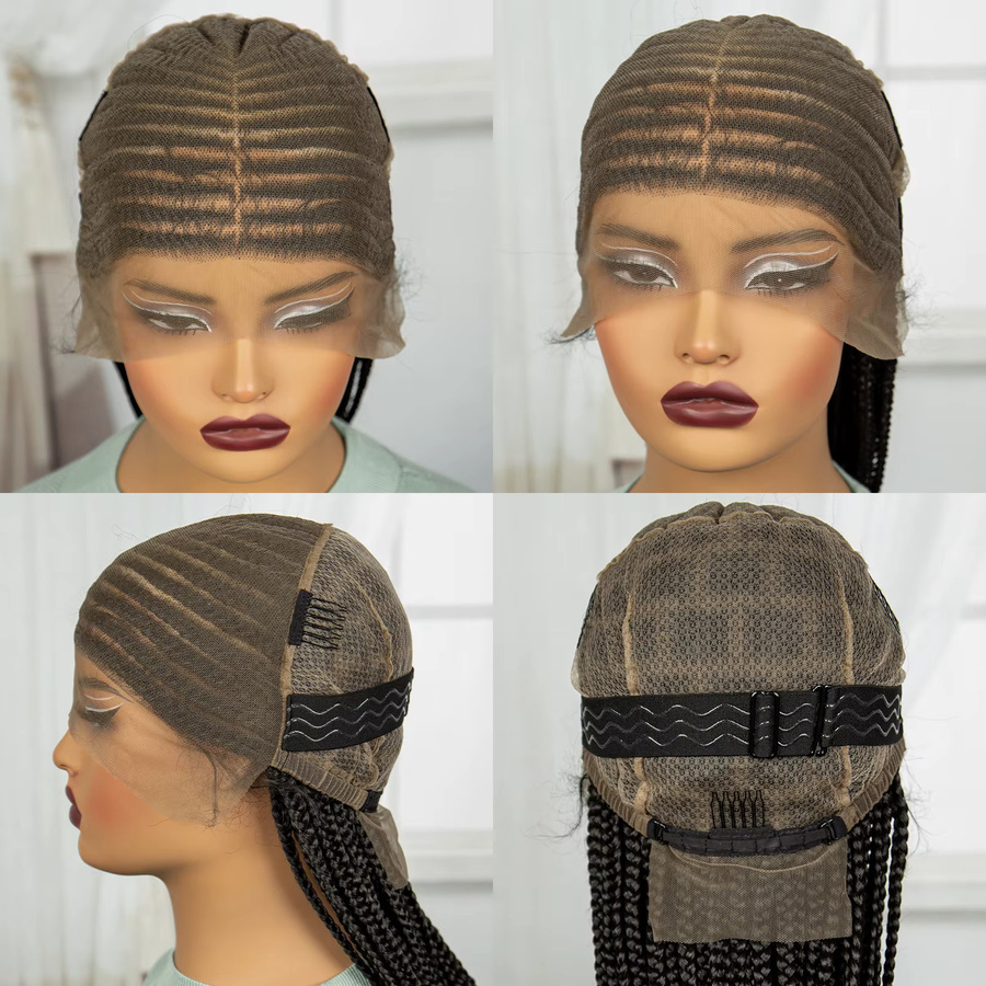 Alice Spring Cornrow Zopf-Perücke, synthetisch, Damen - Bild 4