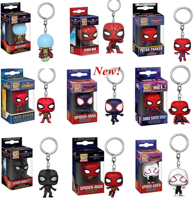 Funko Marvel Spider-gwen Zombie Hunter Spidey, Taschen-Schlüsselanhänger, Figur, ab 3 Jahren - Bild 1