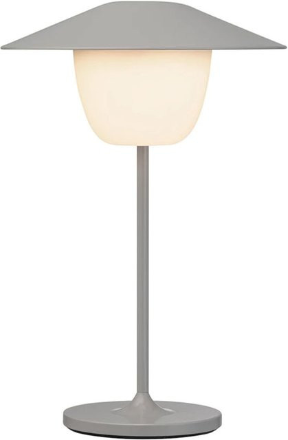 Blomus LED-Tischleuchte ANI Mini Satellite, tragbare Akku-Tischlampe aus Aluminium in Weiß - Bild 1