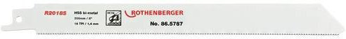 Rothenberger Universal-Sägeblatt aus Bimetal, Farbe: Silber, B/T/H: 200 x 20 x 0,9 mm, 5er Pack - Bild 1