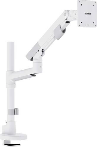 SpeaKa Professional SP-MM-1080 Monitorhalterung Weiß, schwenkbar und rotierbar, für 43,2 cm bis 124,5 cm Monitore, VESA 75 x 75 mm - Bild 1