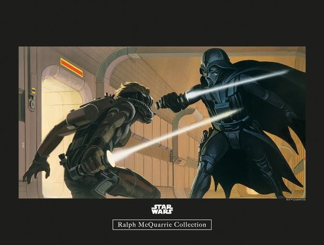 Komar Wandbild Star Wars Hallway Paper Poster Multicolor B: 40 cm, H: 30 cm - Bild 1