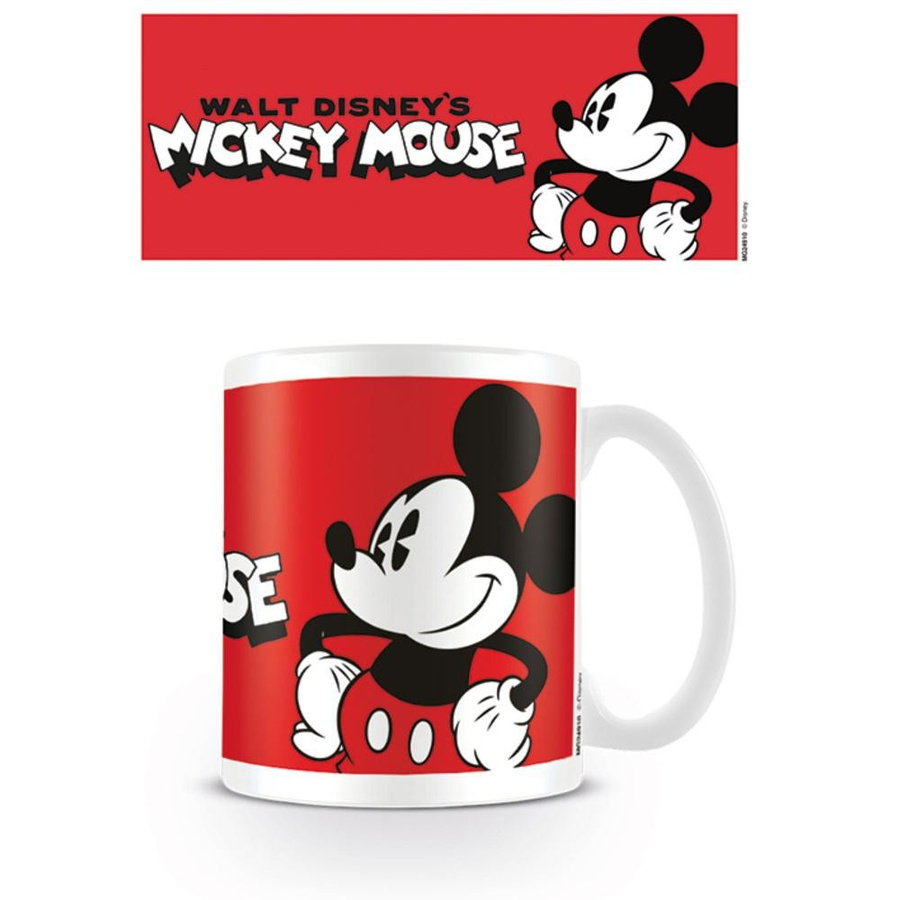 Disney Mickey Mouse Tasse in Rot und Schwarz, One Size - Bild 2