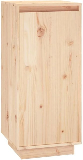 vidaXL Schuhschrank aus Kiefernholz in Natur und Braun, B/T/H: 35 x 35 x 80 cm - Bild 1