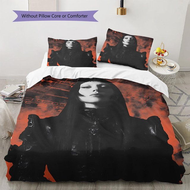 My City Home Lady Gaga Bettwäsche Set mit Motiv, Mehrfarbig, B/H: 240 x 220 cm - Bild 1