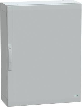 Schneider Electric Polyestergehäuse Bodenstehend Grau IP65 Volltür B: 100 cm, T: 75 cm, H: 32 cm - Bild 1