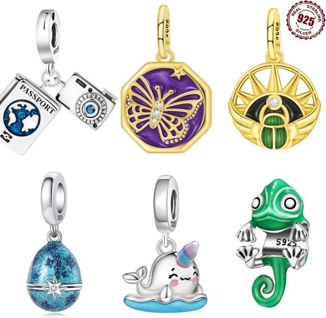 Orstarry Charm, 925 Silber, Silberperlen, Unisex - Bild 1