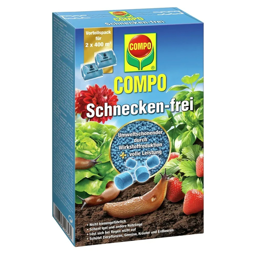 Compo Schnecken-frei Molluskizid Granulat gegen Nacktschnecken, 2 x 200 g - Bild 2
