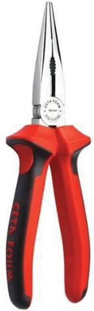 Spitzzange CETAFORM mit Duotech-Griff in Rot, Länge: 200 mm - Bild 1