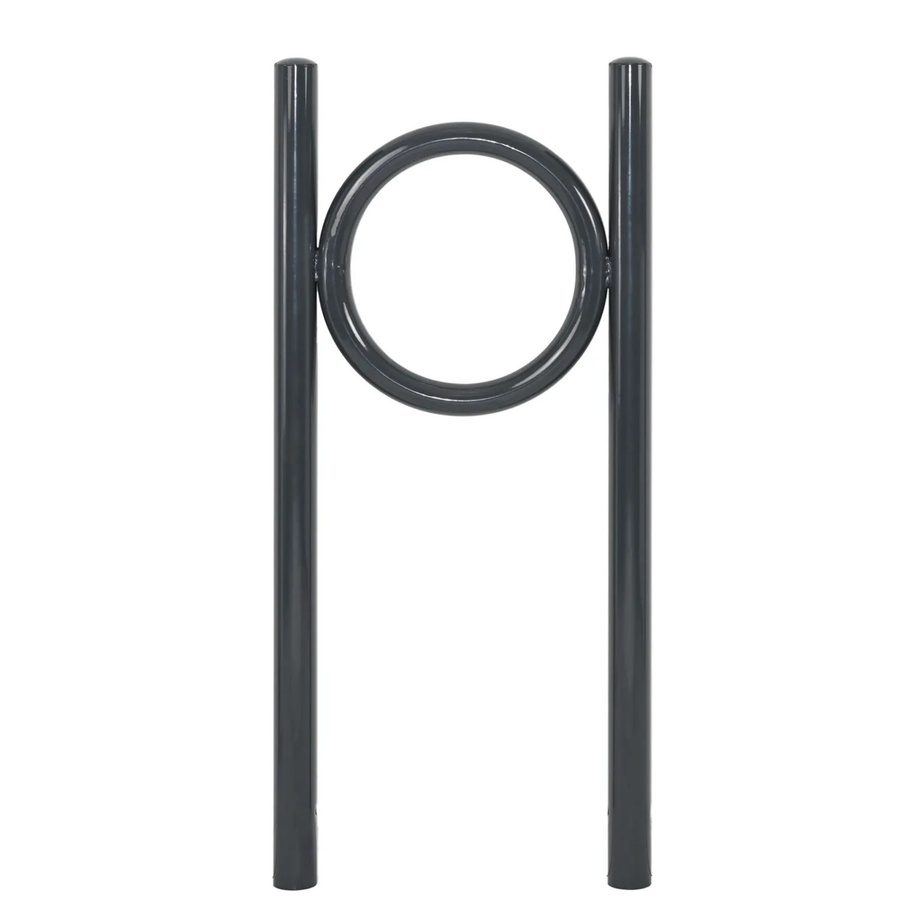 TRUTZHOLM Fahrradanlehnbügel Typ O aus Stahl, pulverbeschichtet, Durchmesser: 60 mm, B x H: 115 x 52 cm - Bild 2