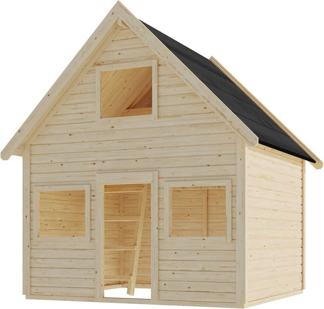 Karibu Spielhaus Kalle naturbelassen - Bild 1
