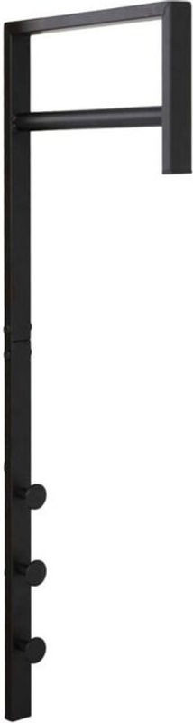 EBUY24 Garderobenständer Trento Modern aus Metall Schwarz - Bild 1