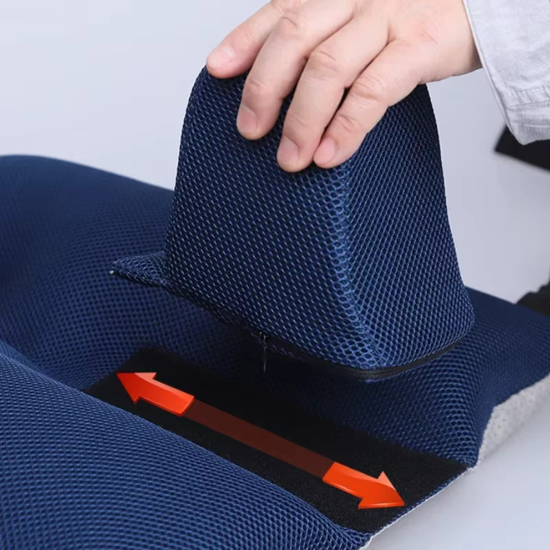 Yuwell Rollstuhl Sitzkissen Anti-Rutsch in Blau zur Dekubitusprophylaxe für Senioren - Bild 6