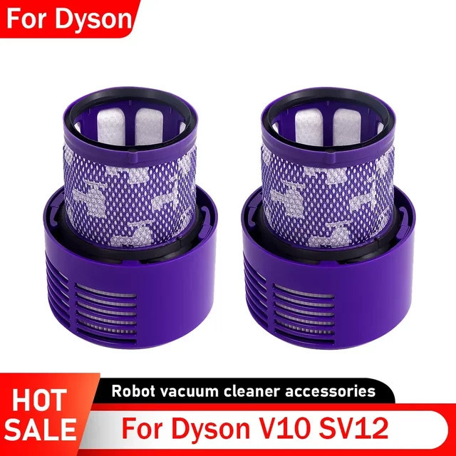 Waschbarer HEPA-Ersatzfilter für Dyson V10 SV12 in Purple aus Kunststoff - Bild 1
