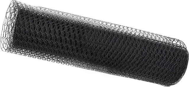 vidaXL Hexagonzaun Grau aus PVC mit 25 m Länge und 0,4 m Höhe - Bild 1