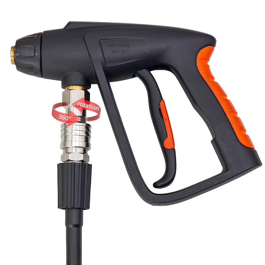 Knickfreie Hochdruckreiniger-Spritzpistole mit 3/8 Schnellanschluss für Kärcher Hochdruckreiniger und Schlauchreinigung - Bild 2