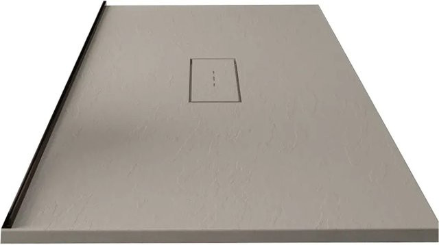 Stano Duschwanne aus Mineralguss Extra Flach in Grau B/T: 70 x 200 cm - Bild 1