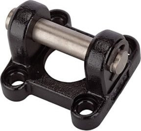 Riegler Schwenkgabelbefestigung Typ CB für Normzylinder mit Kolbendurchmesser 32 mm in Schwarz - Bild 1